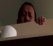 Japanische Büro Frau auf Toilette vergewaltigt